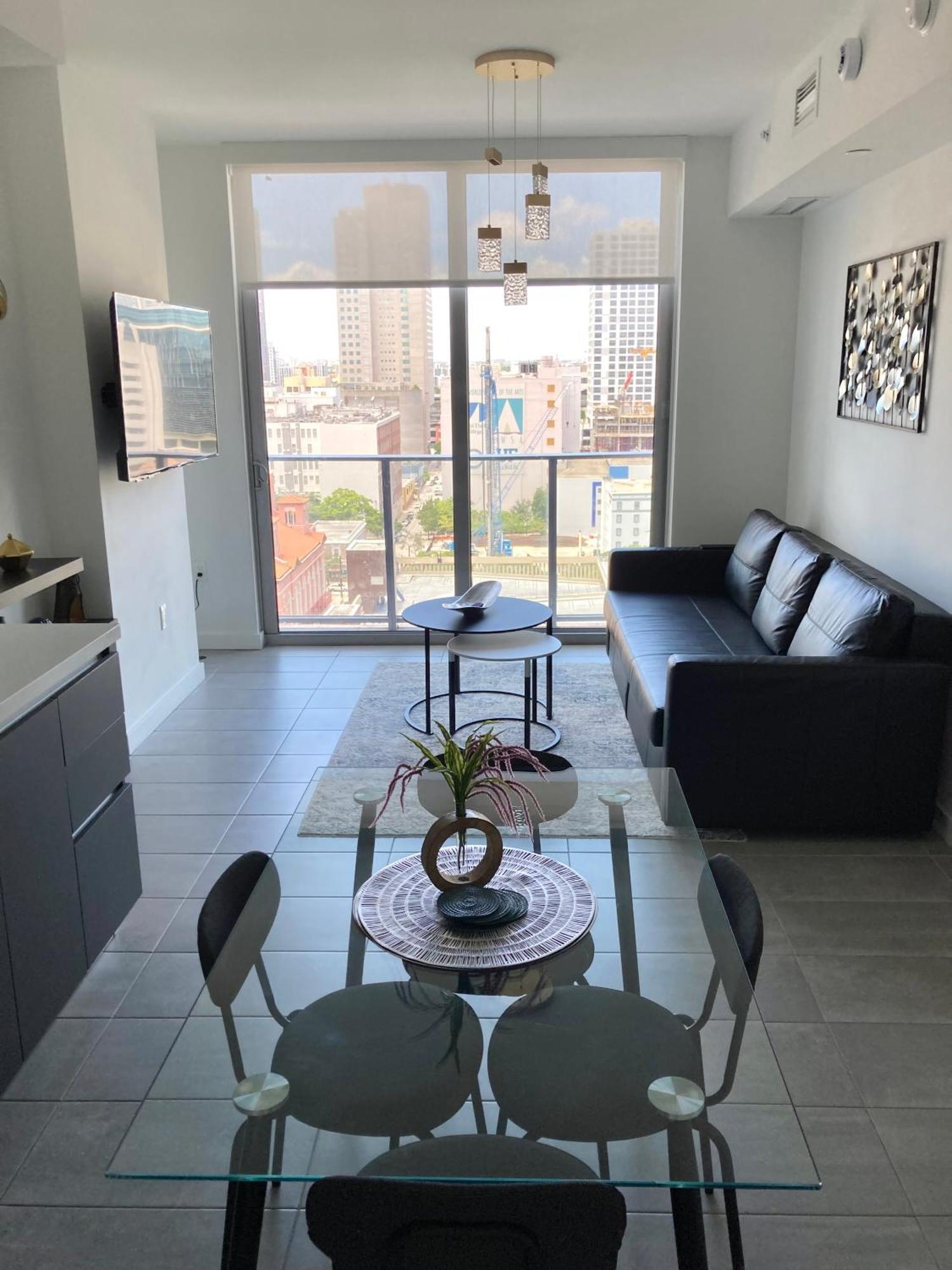 Brand New Modern 1 Bedroom Unit Downtown Miami Dış mekan fotoğraf