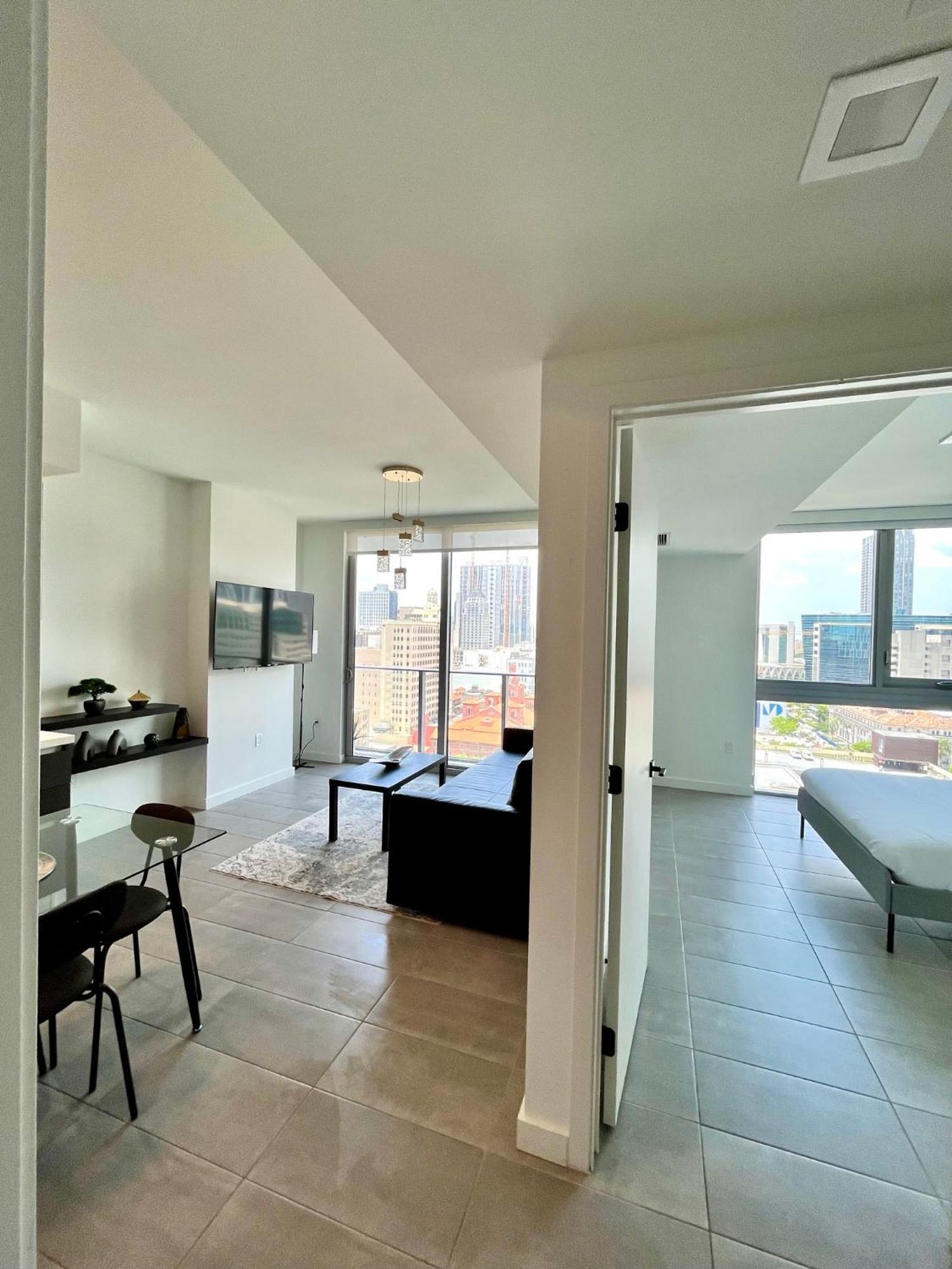 Brand New Modern 1 Bedroom Unit Downtown Miami Dış mekan fotoğraf